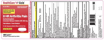 Container Label (Hca Apap Er 650 mg 400 Count Bottle Label)